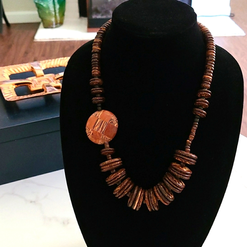 Handcrafted Coconut shell Necklace